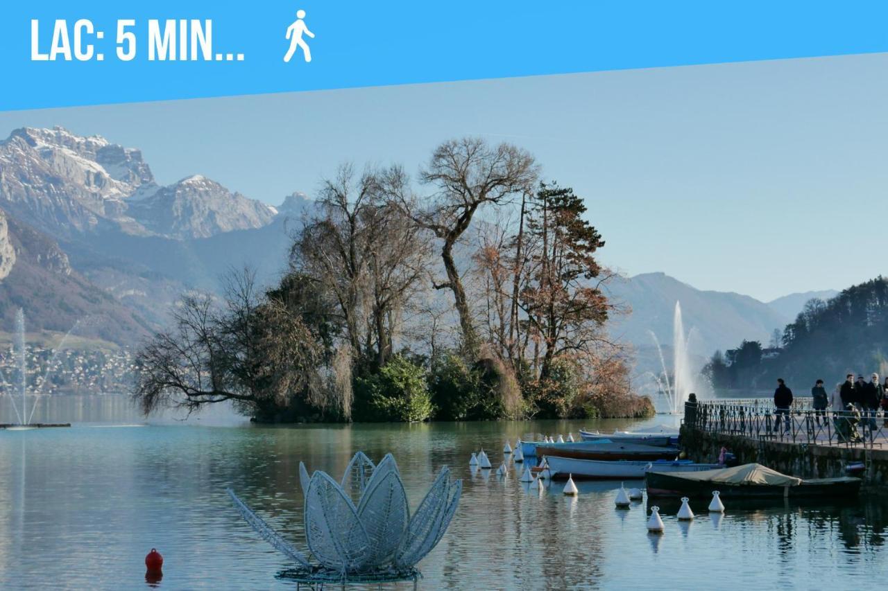 Le Paquier - Mycosyapart, Vieille Ville, Calme, Lac 100M, Netflix Annecy Buitenkant foto
