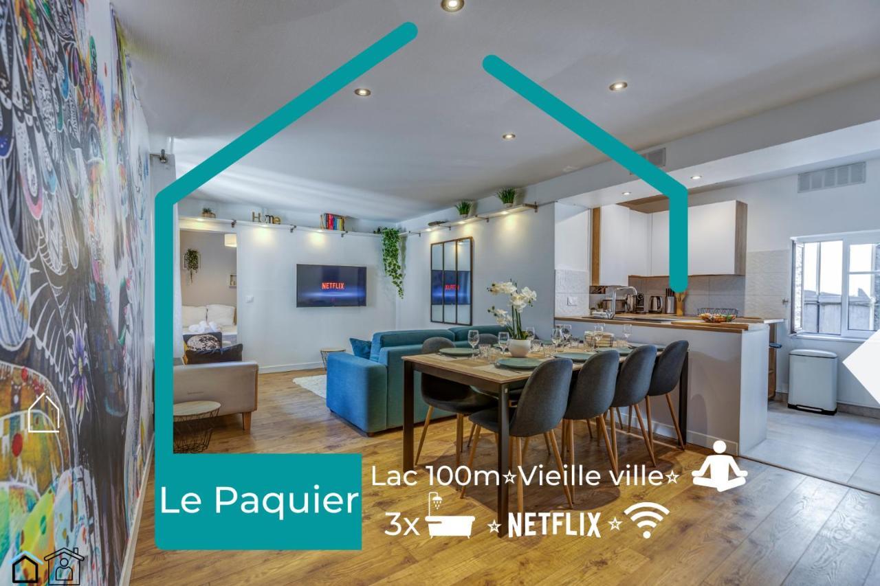 Le Paquier - Mycosyapart, Vieille Ville, Calme, Lac 100M, Netflix Annecy Buitenkant foto